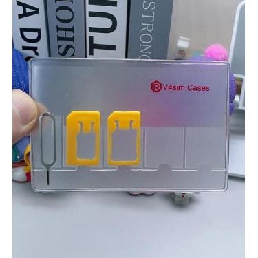 Imagem de Suporte Para Cartão SIM Portátil, Bolsa Protetora Para Armazenamento D