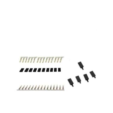 Imagem de Kit De Conector De Receptor Servo Jr Futaba 5 10 Pares Com Trava Macho