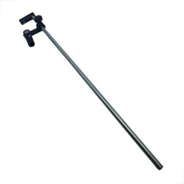 Imagem de Aparador Em Inox Para Sacada Trava Paineis 450mm Preto - Fast Vidros