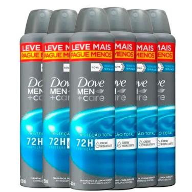 Imagem de Kit Desodorante Aerosol Dove Proteção Total 250ml C/6 Unidades