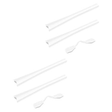 Imagem de SAUCER Kit de borracha de substituição para ponteiras de nariz e mangas de têmpora para Oakley Radar Path | Pitch | Edge | Óculos de sol GG - Branco + Branco