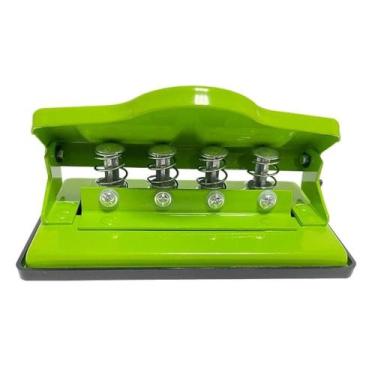 Imagem de Perfurador Furador Cogumelo 4 Furos E Régua Margeador - MOTIVATE