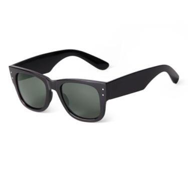 Imagem de Óculos de sol tartaruga da moda, feminino, retrô, cinza, grosso, armação grande, masculino, óculos de sol, uv400 (1)