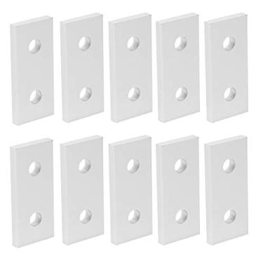 Imagem de Zerodis 10 PCs Junção do Suporte Placa Placas de Moldura de Alumínio de Cinta de Canto de Fixação de Canto para Madeira de Mobiliário de Moldura de Cama 10 PCs Juntando a Cinta Plana (2020)