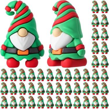 Imagem de Sonwyoung 50 bonecos de gnomo de elfo de Natal, pequenos gnomos, estatuetas de gnomos, estátua de gnomo minúscula para decorações de Natal, lembrancinhas de festa, enchimentos de sacolas de brindes