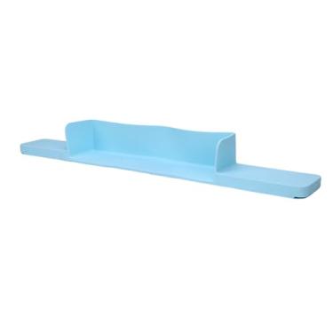 Imagem de FTVOGUE Guarda de água da Banheira de Silicone para a Banheira Infantil Com 11 Xícaras de Sucção Fortes para Crianças Pequenas do Banho de bebê Prevê o Derramamento de água (Azul)