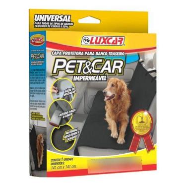 Imagem de Capa Protetora Pet Impermeável Para Automóveis - Preto - Luxcar