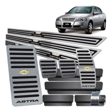 Imagem de Descanso Pedaleira Manual Soleira Astra 4 Portas Preto