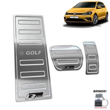 Imagem de Descanso + Pedaleira Automático  Golf R-line 2018 2019 Prata