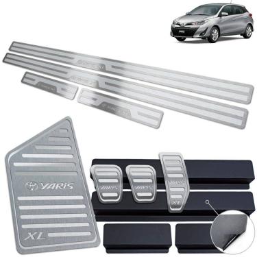 Imagem de Descanso Pedaleira Manual Soleira Yaris XL 2019-2022 Prata