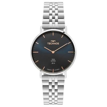 Imagem de Relógio Technos Slim 2025LUH/1A Prata Masculino