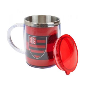Imagem de Caneca de inox térmica com tampa  450ml