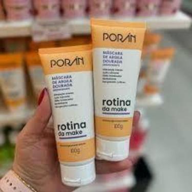 Imagem de Máscara de argila dourada poran - PORÁN