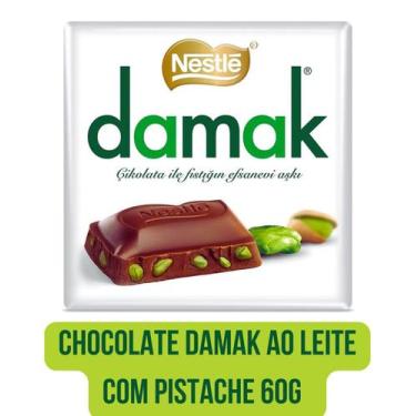 Imagem de Chocolate damak ao leite com pistache 60g nestlé importada