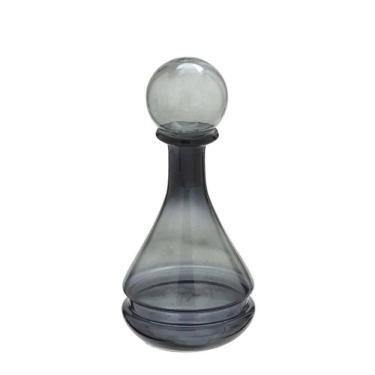 Imagem de Garrafa Decorativa Petrovick Fumê 26Cm