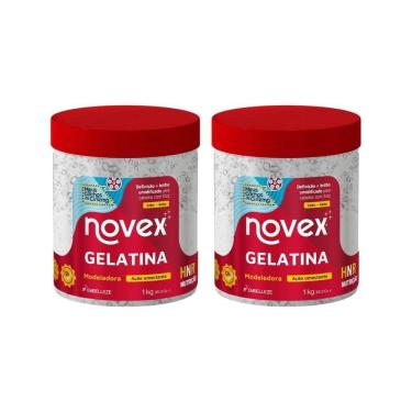 Imagem de Gelatina Capilar Novex 1000G Cachos De Cinema Modela - 2Un