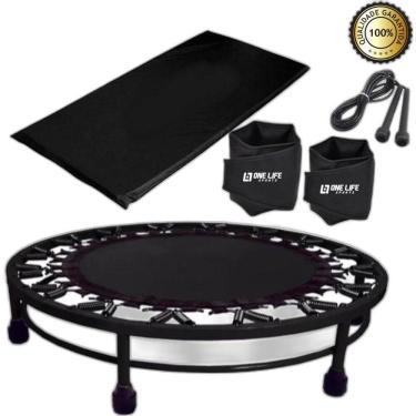 Imagem de Cama Elástica + Caneleira 5kg + Colchonete + Corda