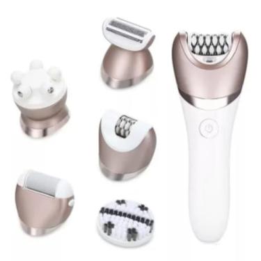 Imagem de Aparelho Beleza Feminina Depilador Elétrico 5 Em 1 Km8001 Cor Rosa 110V/220V(Km8001 5 IN 1)