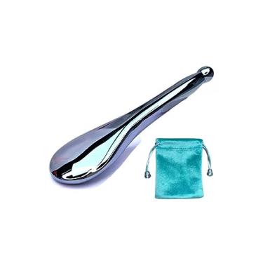 Imagem de SAEEYCUE Ferramentas De Raspagem Pedra Terahertz Gua Sha Massageador Drenagem Linfática Facial (A)