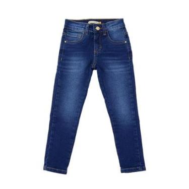 Imagem de Calça Jeans Infanto Juvenil Feminina Carinhoso Skinny Azul - 100010-Feminino