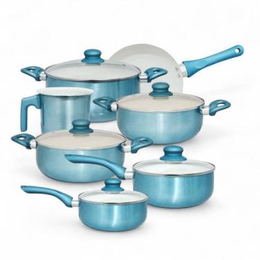 Imagem de Jogo de panelas revestimento ceramica antiaderente - Ipe Cozinhas