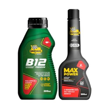 Imagem de Kit Aditivo Óleo B12 Premium Maxpower 200ml Gasolina Bardahl