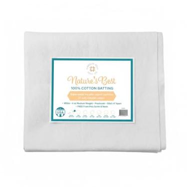 Imagem de Missouri Star Nature's Best 100% Algodão Runner Batting – Branco, 45,7 cm x 182,9 cm, Colcha de Fibra Natural para Caminhos de Mesa, Projetos de Artesanato e Costura – Feito nos EUA