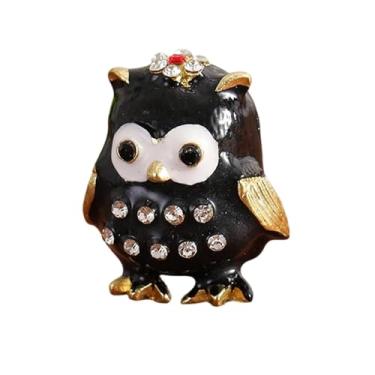 Imagem de Colaxi Caixa de joias, porta-joias de, estilo vintage, armazenamento, estatueta de, organizador de joias para pulseiras, brincos, pingentes, Preto