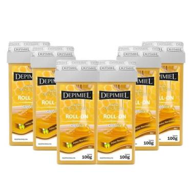 Imagem de Kit 6 Refil Cera Depimiel Rollon Clássica 100g