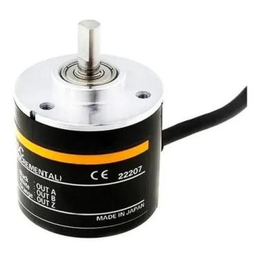 Imagem de Encoder Incremental Onrom 500 P/R 12-24V Eixo 6mm A/B/Z - ENG Automaçã
