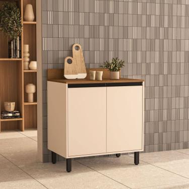 Imagem de Balcao 2 Portas 80cm com Tampo Koya Politorno Moveis