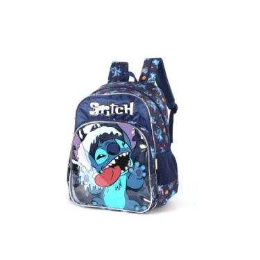Imagem de Mochila de costas Stitch Infantil Grande Alças Acolchoadas - Luxcel, A