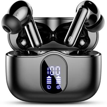 Imagem de Fones de ouvido sem fio Fones de ouvido Bluetooth Fones de ouvido com 