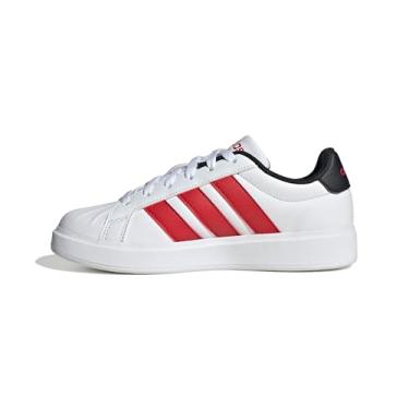 Imagem de adidas Tênis infantil unissex Streetalk, Branco/Better Scarlet/Preto, 20