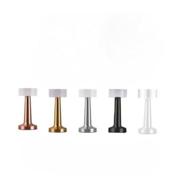 Imagem de Abajur de Mesa, Luminaria Abajur de Mesa Led Bar Café 3 Cores Sensor de Toque Recarregável Jantar Lâmpada Decorativa(Modelo 7626,Branco)