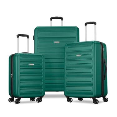 Imagem de American Tourister Conjunto de bagagem Westridge Hardside com rodas giratórias, verde malaquita, conjunto de 3 peças (CO/M/G), Verde Malaquita, 3PC SET (CO/M/L), Westridge Mala rígida com rodas