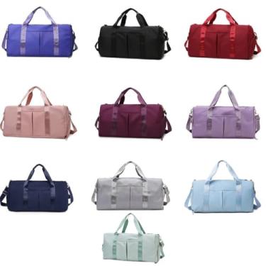 Imagem de Bolsa Impermeável Grande Mala Viagem Esportiva Resistente para Academia,Yoga(Cor Aleatória)
