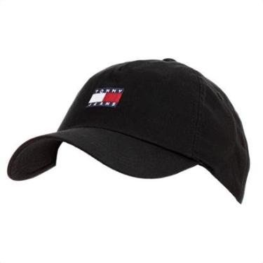 Imagem de Boné Tommy Heritage Core Aba Curva Preto - Único-Unissex