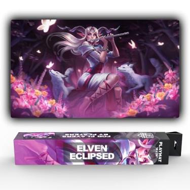 Imagem de (Elven Eclipsed) 14x24 TCG/MTG Playmat (Dark)