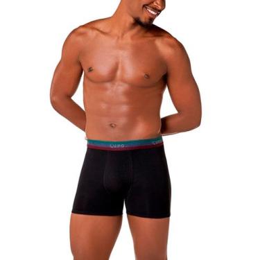 Imagem de Cueca Boxer Lupo 00784-060 Masculina Algodão Com Elastano T. P/GG, M, 