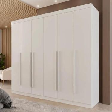 Imagem de Guarda Roupa Casal 6 Portas 6 Gavetas Olimpia Valverde Moveis - Valver