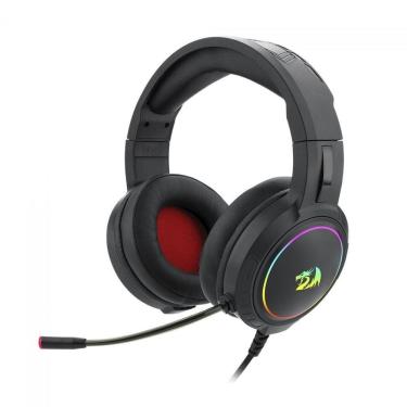 Imagem de Headset Gamer Redragon Mento 3.5Mm + Usb Rgb Black H270-Rgb