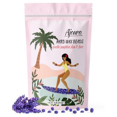 Imagem de Wax Beads Ajoura Hard Lavender 454g para depilação de corpo inteiro