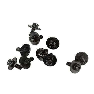 Imagem de Acouto Parafusos de Locação de Conjunto de Metal 10pcs Com Arruelas - Fácil Acessório de Substituição de Instituições para MERS - e Resistente Ao Desgaste (Preto)