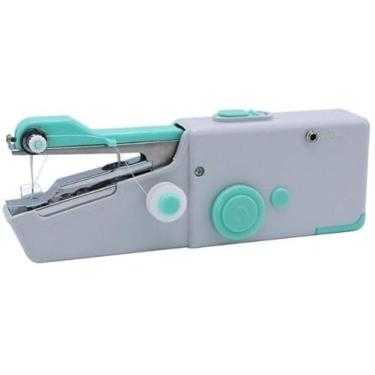 Imagem de Máquina de Costura Manual Portátil, Cor Branca, para Uso Doméstico