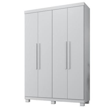 Imagem de Guarda Roupa Milão 4 Portas 3 Gavetas 5 Prateleiras - Benetil