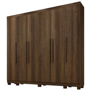 Imagem de Guarda Roupa Miami 6 Portas  6 Gavetas 12 Prateleiras - Benetil
