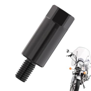 Imagem de Parafuso de montagem de motocicleta | Adaptador de ajuste de altura | Adaptador de montagem Parafuso de altura Espelhos retrovisores Conversor de diâmetro da rosca