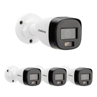 Imagem de Kit 4 Câmera Multi HD 1 Megapixel 20m VHD 1120 B FULL COLOR Intelbras
