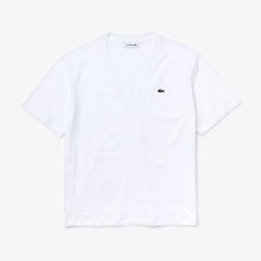 Imagem de Camiseta Lacoste Gola V-Feminino